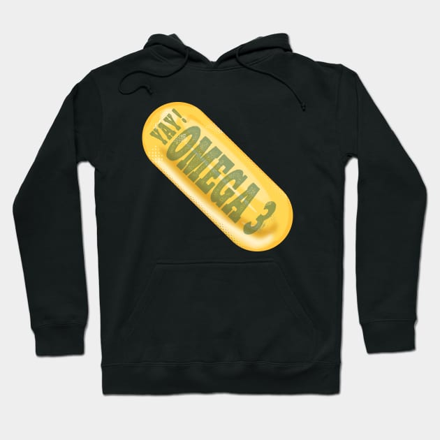 Omega 3 fish oil Hoodie by mailboxdisco